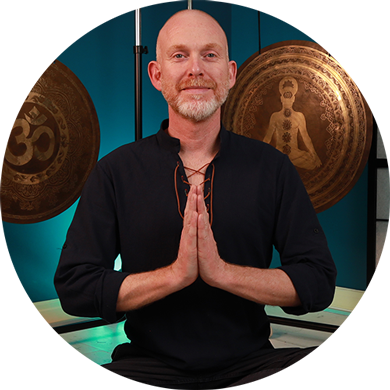 Namaste in a circle a